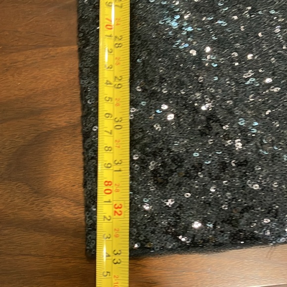 Evening dress by Aidan Size 8.Black chiffon top and sequin skirt - Picture 5 of 5